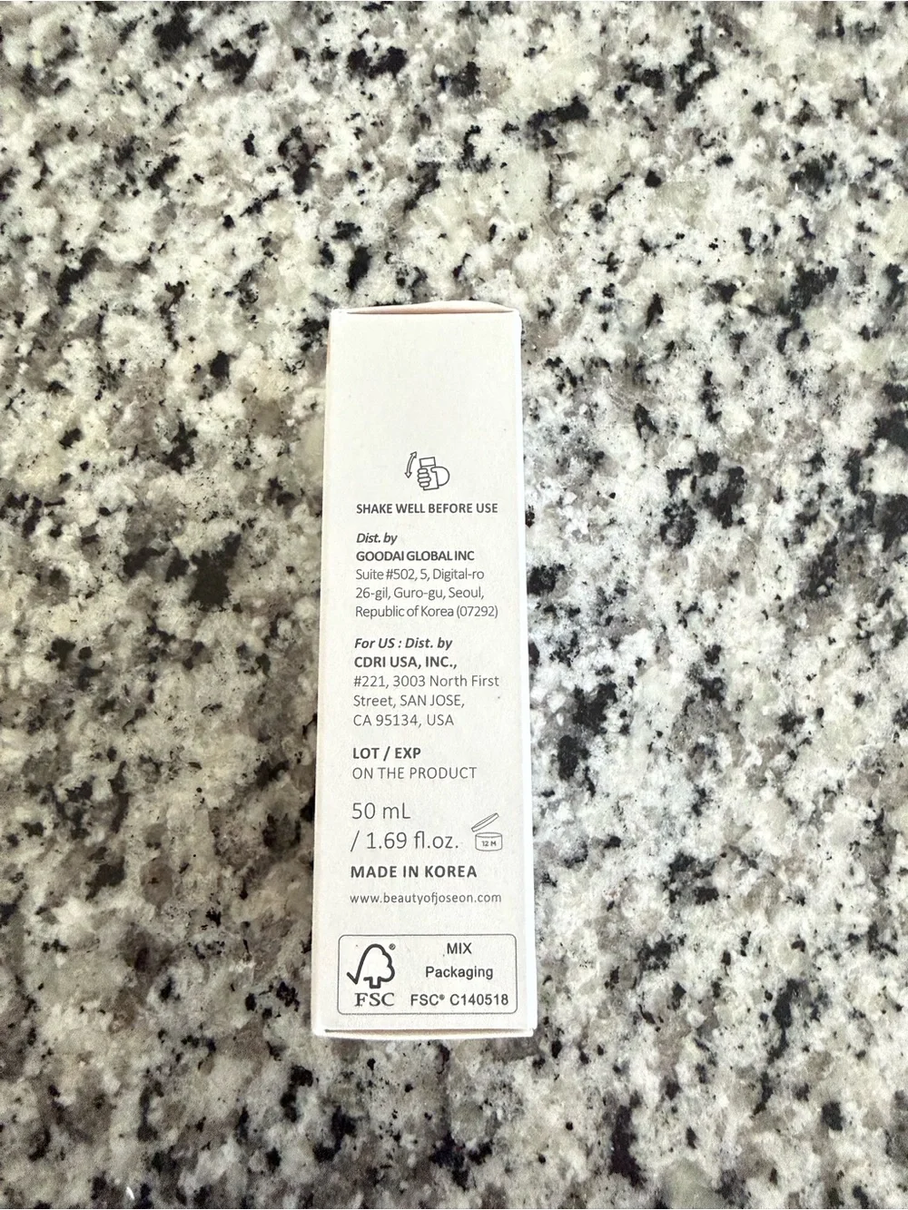 Beauty of Joseon Daily Tinted Fluid Sunscreen NWT